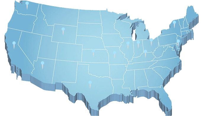 Map of the United States